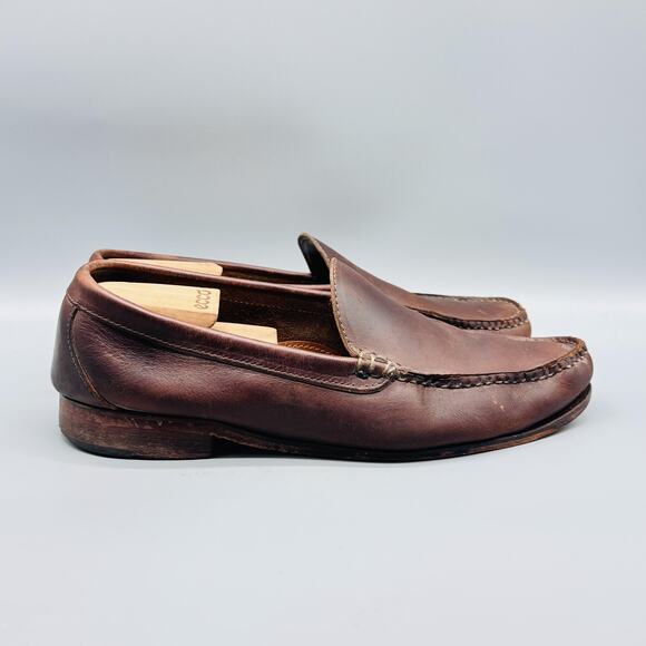 Oak Street Bootmakers Shoes Mens 12 Brown Leather Venetian Loafer Trunk Club USA - Picture 1 of 10